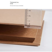 12Pcs A5 Refillable Ring Binder,A5 Kraft Paper Binder Tray with 2 Rings to Add Loose Sheets,A5 Kraft Paper Folders