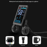 M5 Electric Bike Color LCD Display Meter 36V 48V/15A 6 Tube Sine Wave Controller E Scooter LCD Panel for Mountain EBike