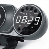 Wireless Charging Bluetooth Speaker FM Radio TF AUX USB Hands-Free Alarm Clock Decoration Ambient Light Sound Box