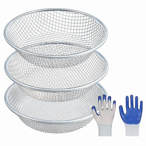 Soil Sifter for Gardening, Rock Sifter for 5gallon Bucket, Dirt Sifter Compost Sifter, Sifter for Sawdust Vermicompost
