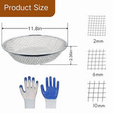 Soil Sifter for Gardening, Rock Sifter for 5gallon Bucket, Dirt Sifter Compost Sifter, Sifter for Sawdust Vermicompost
