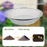 Soil Sifter for Gardening, Rock Sifter for 5gallon Bucket, Dirt Sifter Compost Sifter, Sifter for Sawdust Vermicompost