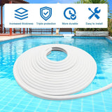 120'ft Pool Liner Lock for In-Ground and Above Ground Pools, Roll Swimming Pool Liner Bead Lock White In Australia - Darrahopens