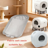 3X Automatic Cat Litter Box Replace Accessories Soft Fabric Liner Smart Cat Litter Box Soft Mat Removable Liner