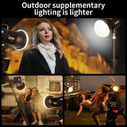 80W COB Camera Light Video Dimmable Light 2500-6500K Photographic LED Light for Photo Studio Film Livstreaming US PLUG In Australia - Darrahopens