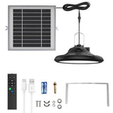 Solar Powered LED Hanging Light with Remote Control, Motion Sensor, and Portable Hook for Outdoor Camping Garage Patio Emergency Lighting In Australia - Darrahopens