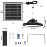 Solar Powered LED Hanging Light with Remote Control, Motion Sensor, and Portable Hook for Outdoor Camping Garage Patio Emergency Lighting In Australia - Darrahopens