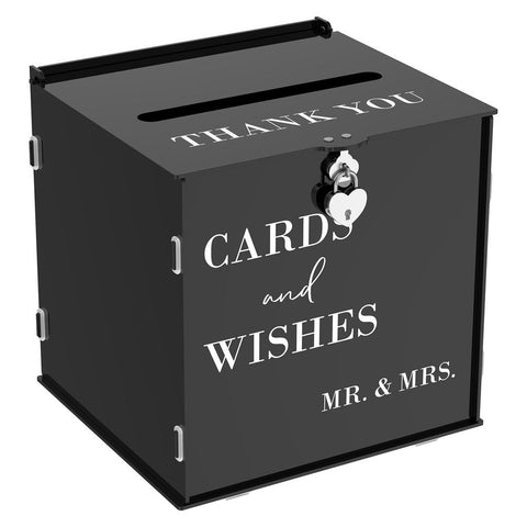 Large Wedding Card Box, Heart Shaped Security Lock, Customizable Personalized Design, for Party Anniversary Graduation In Australia - Darrahopens