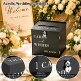 Large Wedding Card Box, Heart Shaped Security Lock, Customizable Personalized Design, for Party Anniversary Graduation In Australia - Darrahopens
