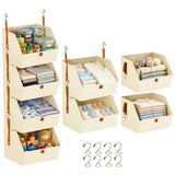4 Tiers Hanging Closet Organizer, Stable and Reliable, Enduring and Sag Resistant, Unique Trapezoidal Design, for Home Dorm RV In Australia - Darrahopens
