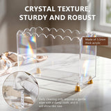 Acrylic Vinyl Record Holder, No Assembly Required, Easy to Clean, Smooth Scalloped Edges for 7/10/12 Inch LP Record