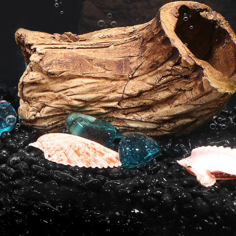 Black Glass Fish Tank Rocks Aquarium Gravel Polished Stones Durable Decorative Texture In Australia - Darrahopens