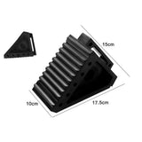 Heavy Duty Rubber Wheel Chock for Car and Truck, Portable Parking Block with Non- Grip Bottom, 1 Pc In Australia - Darrahopens