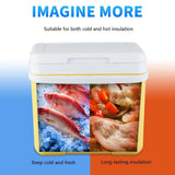 6L Camping Coolers Box Insulated Ice Chest Ice Bucket Outdoor Hard Coolers for Camping Picnics Beach Drink Beverages In Australia - Darrahopens