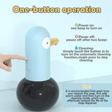 Automatic Touchless Soap Dispenser, Rechargeable Foaming Soap Dispenser, Touch Free Foam Sanitizer Soap Dispenser for Kitchen, Bathroom, Restaurant, Office, 5.52x7.67