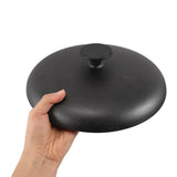 Multipurpose Black Cast Iron Lid for Home Cooking Fits Griddles Cauldrons and Stockpots In Australia - Darrahopens