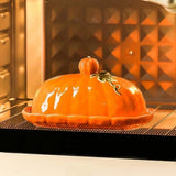 Halloween Pumpkin Ceramic Butter Dish With Lid Seasonal Tabletop Storage Container For Kitchen Counter Dining Table Fall Home Decor In Australia - Darrahopens