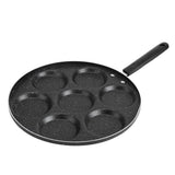 7 Holes Frying Pan Non Stick Fried Eggs Cooking Pan Burger Mold Household Kitchen Cookware In Australia - Darrahopens