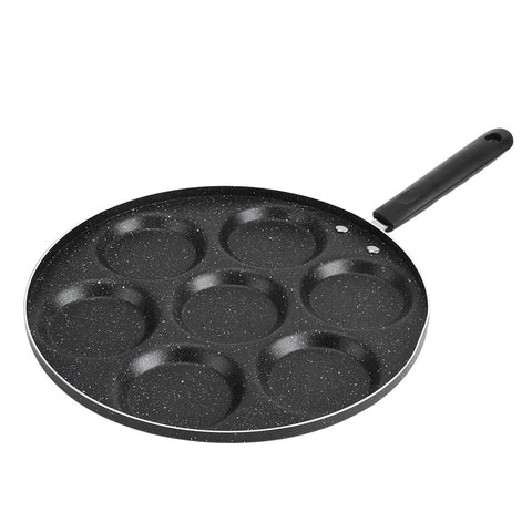 7 Holes Frying Pan Non Stick Fried Eggs Cooking Pan Burger Mold Household Kitchen Cookware In Australia - Darrahopens