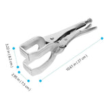 Welding Pliers Plated Silver Steel High Grade Adjustable Locking for Repair Use In Australia - Darrahopens