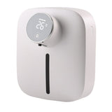 Adjustable Touch Free Wall Mounted Foaming Soap Dispenser Rechargeable White Design