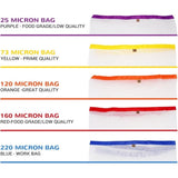 5 Packs  All-Mesh Filter Bags, 5 Gallon Dry Sift Screens for Hash, Pressing Screen & Storage Straining, Reusable Mesh Screen Cleaner, Micron Filter Bags Strainer