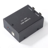Light USB To DMX512 LED Light Control Stage Lighting Controller Channels Decoder Module With CD