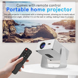 Mini Projector with WiFi and Bluetooth, Upgraded 1080P Smart Portable Projector with 180° Rotation, Auto Keystone In Australia - Darrahopens