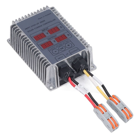 Solar Battery Controller Solar Battery Charge Controller Boost MPPT Voltage Adjustable Waterproof with Display 24 85V for Solar Street Light Controllers Solar Chargers