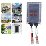 Solar Battery Controller Solar Battery Charge Controller Boost MPPT Voltage Adjustable Waterproof with Display 24 85V for Solar Street Light Controllers Solar Chargers