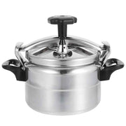 Aluminum Pressure Cooker Plated Silver for Kitchen Use Large Capacity Rapid Heat Distribution