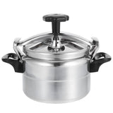 Aluminum Pressure Cooker Plated Silver for Kitchen Use Large Capacity Rapid Heat Distribution