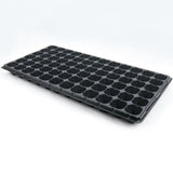 15-Piece Black PVC Starter Planting Tray with 72 Cells and Drainage Holes for Seed Germination and Propagation