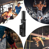 1Pc Gym Fitness Equipment T Bar Row Attachment Steel Barbell Sleeve Black