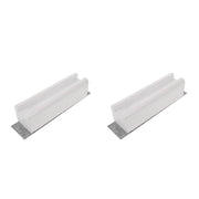 2-Pack Wooden Floor Mirror Holders Full Length Mirror Support Rack for Artwork and Display Stand