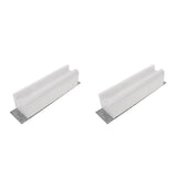 2-Pack Wooden Floor Mirror Holders Full Length Mirror Support Rack for Artwork and Display Stand