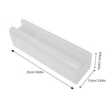 2-Pack Wooden Floor Mirror Holders Full Length Mirror Support Rack for Artwork and Display Stand