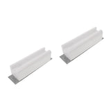 2-Pack Wooden Floor Mirror Holders Full Length Mirror Support Rack for Artwork and Display Stand
