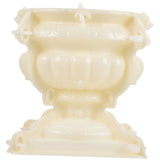 Plastic Flower Pot Mold for DIY Concrete Planter Making Reusable Beige Mold