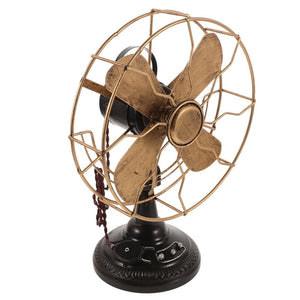 Vintage Retro Table Fan, Iron Craft Model, Desk Fan for Office and Home Decor, Quiet and Stylish Cooling In Australia - Darrahopens