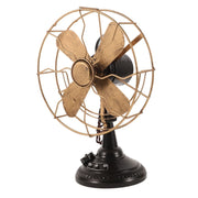Vintage Retro Table Fan, Iron Craft Model, Desk Fan for Office and Home Decor, Quiet and Stylish Cooling