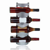 2X Wine Rack Wine Bottle Holder Bar Red Wine Stand Household Wall-Hanging Wine Storage Rack 4 Bottles Rack