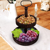 Rustic Wooden Wedding Cupcake Stand Tiered Dessert Display Dark Brown for Parties In Australia - Darrahopens