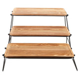 Wood Tray for Display Wood Rustic Style 1 Set