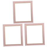 Wooden Canvas Frames 3 Sets for Photo Display, Art Projects, and Crafting
