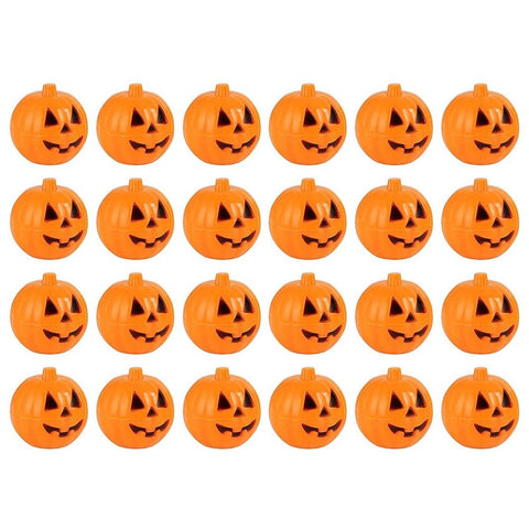 24pcs Pumpkin Box,Desktop Decor Party Container Pumpkin Decor Mini Pumpkin Bucket Plastic Pumpkin Candy Container Halloween Party Favor Decoration Trick for Holiday Party Supplies ﻿ In Australia - Darrahopens