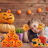 24pcs Pumpkin Box,Desktop Decor Party Container Pumpkin Decor Mini Pumpkin Bucket Plastic Pumpkin Candy Container Halloween Party Favor Decoration Trick for Holiday Party Supplies ﻿ In Australia - Darrahopens