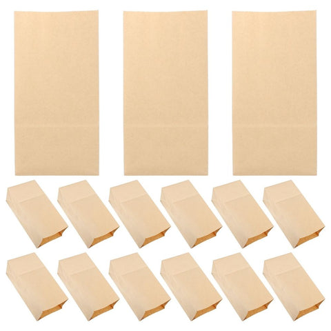 Leak-Proof Kraft Paper Bags Brown for Baked Goods and Takeout 100Pcs In Australia - Darrahopens