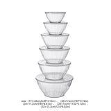 Mixing Bowls with Lids Set of 5, Borosilicate Baking Bowls for Cooking Meal Prep and Food Storage, Stackable Pyrex Style Kitchen Mixing Bowls with Textured Grip In Australia - Darrahopens