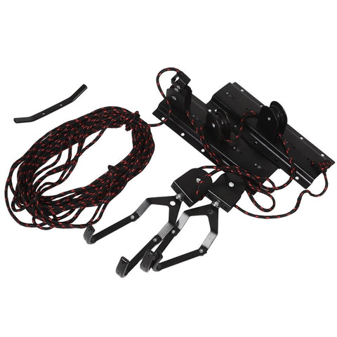 Pulley Set for Garage Ceiling Bike Storage Lift, Heavy Duty Black In Australia - Darrahopens
